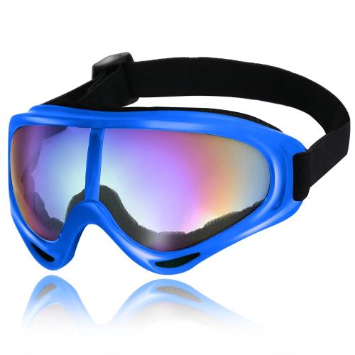 [Catsobat] タクティカルゴーグル 防水 ウィンタースポーツ バイク 作業 2023年版メーカー30日保証付き (青色(Blue))