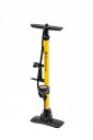 パナレーサー(Panaracer) 自転車 空気入れ 空気圧計付 全バルブ対応 黄 アルミ製 BFP-04AGA3-Y