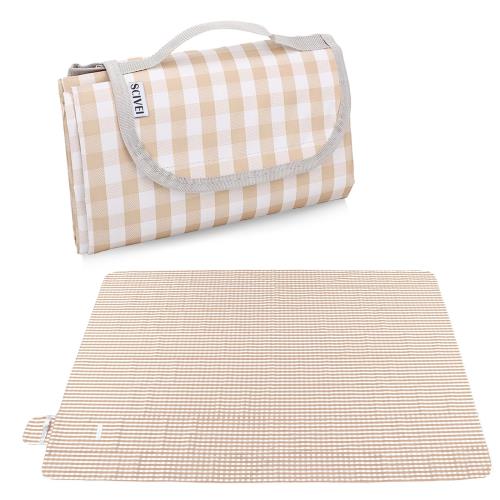 SCIVEI レジャーシート ピクニックマット 大判 150x200cm 3～6人用 折りたたみ 防水 防湿 コンパクト収..