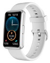 HUAKUA 歩数計 リストバンド型 大画面 スマートウォッチ スマホ/アプリ不要 Bluetoothなし 歩数 距離記録 アラーム ストップウォッチ タイマー 5種類文字盤 IP68防水 操作も簡単 日本語説明書付き (ブラック)