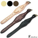 diosbras-ディオブラス- 本革 極厚 サドルレザー 時計 ベルト バイカーズ ウォッチベルト 牛革 時計 ベルト メンズ Mサイズ ヌメ革 バイカー コ...