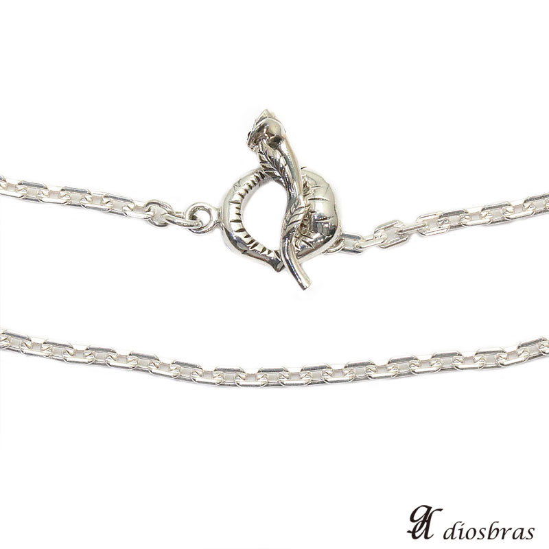 シルバーチェーン シルバー 薔薇 Tバー マウス 唇 口 アズキチェーン カット 小豆チェーン アンカーチ..