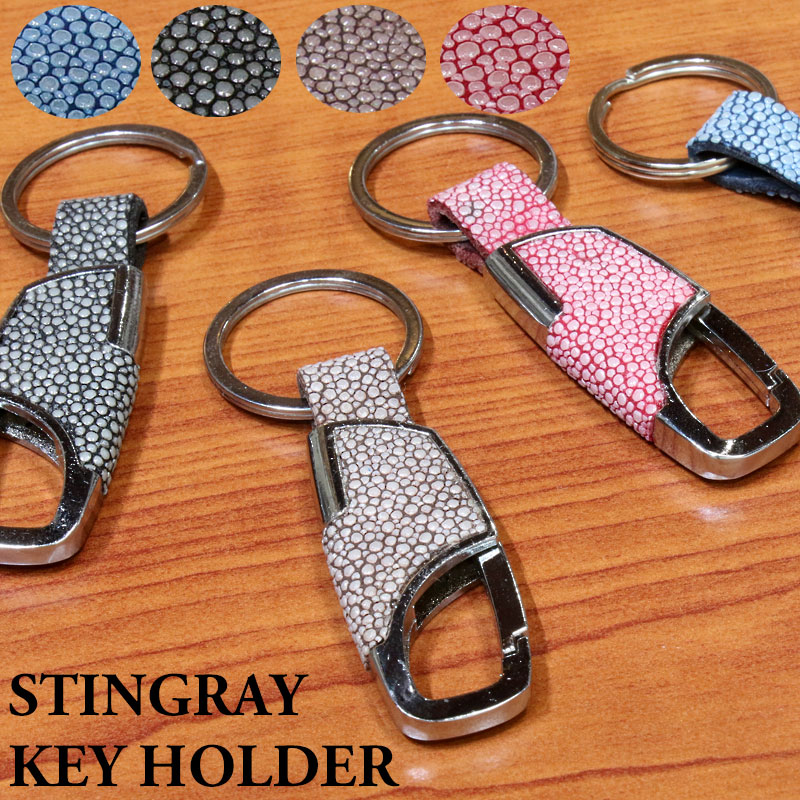 キーホルダー キーチェーン キーストラップ ガルーシャ スティングレイ エイ革 スティングレー キーホ..