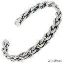 バングル ツイスト ねじり 編み込み チェーン バングル ブレスレット チェーン シルバーブレスレット シルバーアクセサリー シルバーアクセサリー メンズ シル...