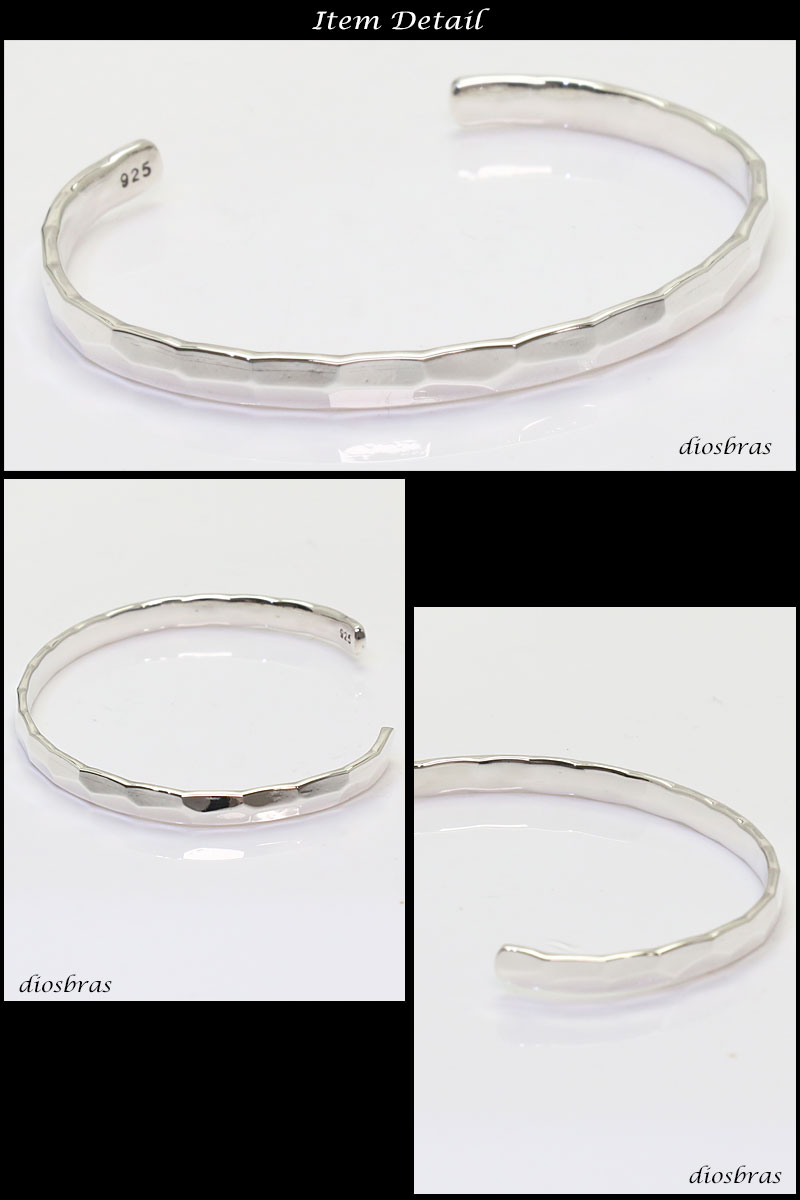 シルバーバングル たたき 叩き バングル ねじり ウエーブ ひねり プレート プレーンバングル シンプル シルバーアクセサリー メンズ シルバーバングル ブレスレット シルバー925 メンズアクセサリー レディース 人気 バングル