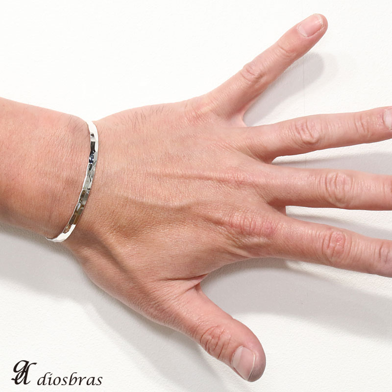 シルバーバングル たたき 叩き バングル ねじり ウエーブ ひねり プレート プレーンバングル シンプル シルバーアクセサリー メンズ シルバーバングル ブレスレット シルバー925 メンズアクセサリー レディース 人気 バングル
