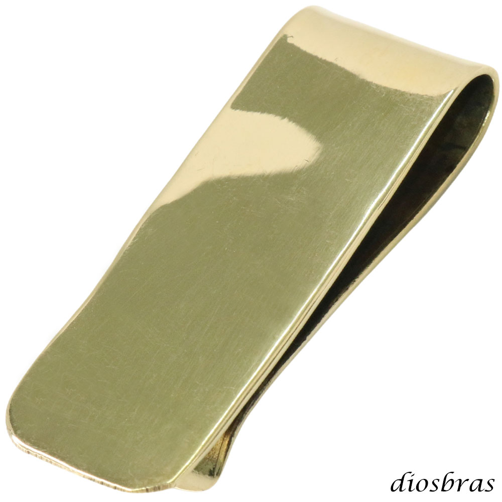 マネークリップ ゴールド プレーン 金 マネークリップ 財布 シンプル ジュエリー ウォレット マネークリップ メンズ レディース 男女兼用 メダル シルバー925 真鍮 ブラス メール便送料無料