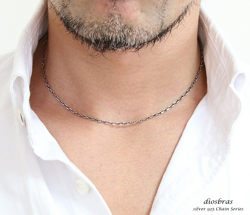 シルバーチェーン シルバー マリーナ ロロマリーナチェーン マリンチェーン 幅2mm 50cm ネックレス チェーン シルバー925 SILVER Necklace chain 銀 鎖 首飾り ギフト シルバー925チェーン シルバーネックレスチェーン ハンドメイド オキシダイ燻仕上げ