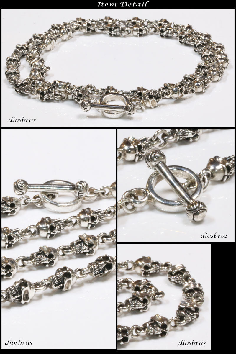 ネックレス チェーン ネックレスチェーン メンズ レディース シルバーネックレス シルバー925 スカル 骸骨 スカルハンド スカルボーン クロス 十字架 王冠デザイン クラウン ユリ 百合の紋章 ネックレスチェーン シルバー925 55cm 送料無料