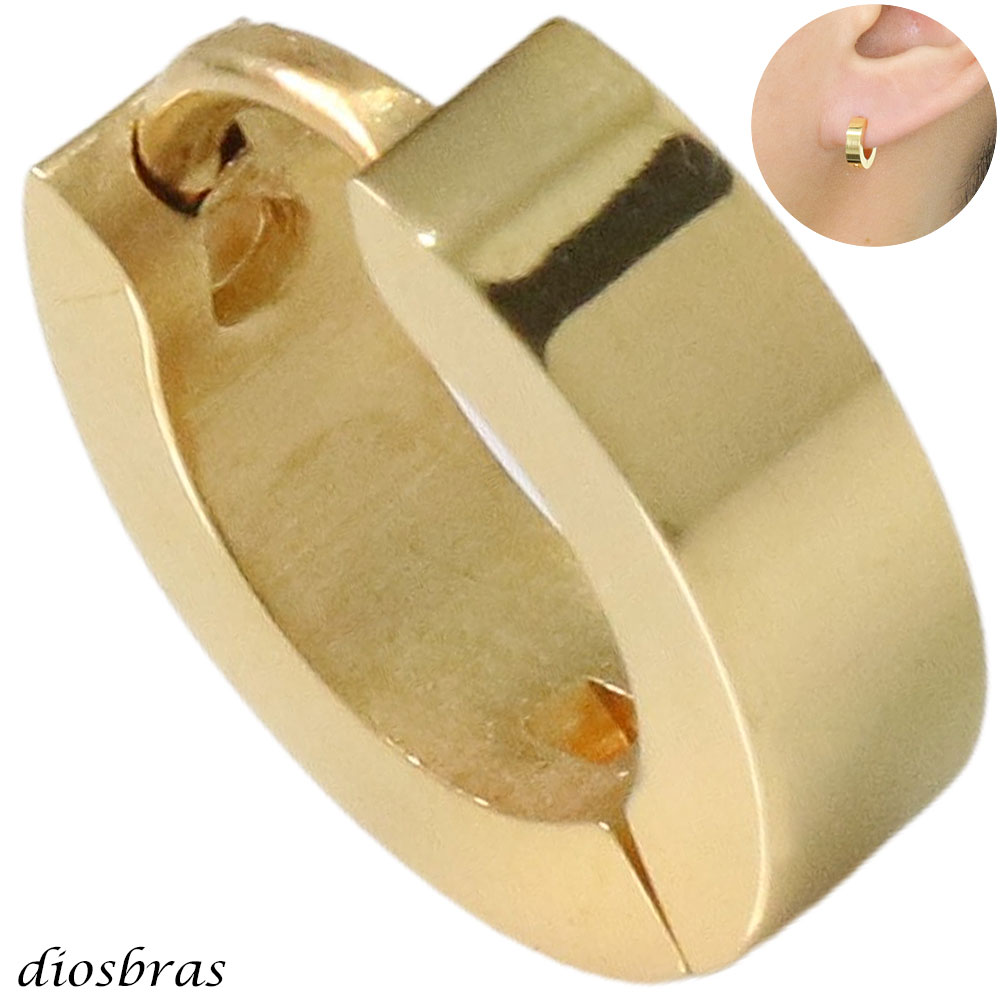 商 品 名 ステンレスリングピアス 商品特徴 シンプルで綺麗な中折れ式リングピアス ステンレスの質感はどんなスタイルにも似合い、重ねづけにもオススメのサージカルピアスです。 フープピアスのセンター部分から中折れするワンタッチタイプのリングピ...