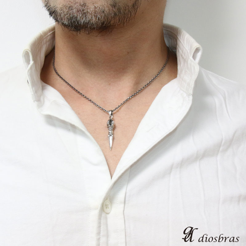 ペンダント 剣 シルバー925 ドージェ ダガー メンズ シルバーネックレス シルバーアクセ ペンダントトップ ハード レディース メンズの商品画像 3