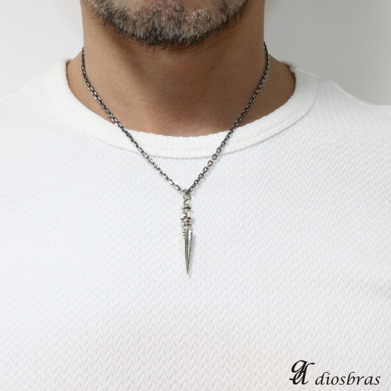 ペンダント 剣 シルバー925 ドージェ ダガー メンズ シルバーネックレス シルバーアクセ ペンダントトップ ハード レディース メンズの商品画像 2