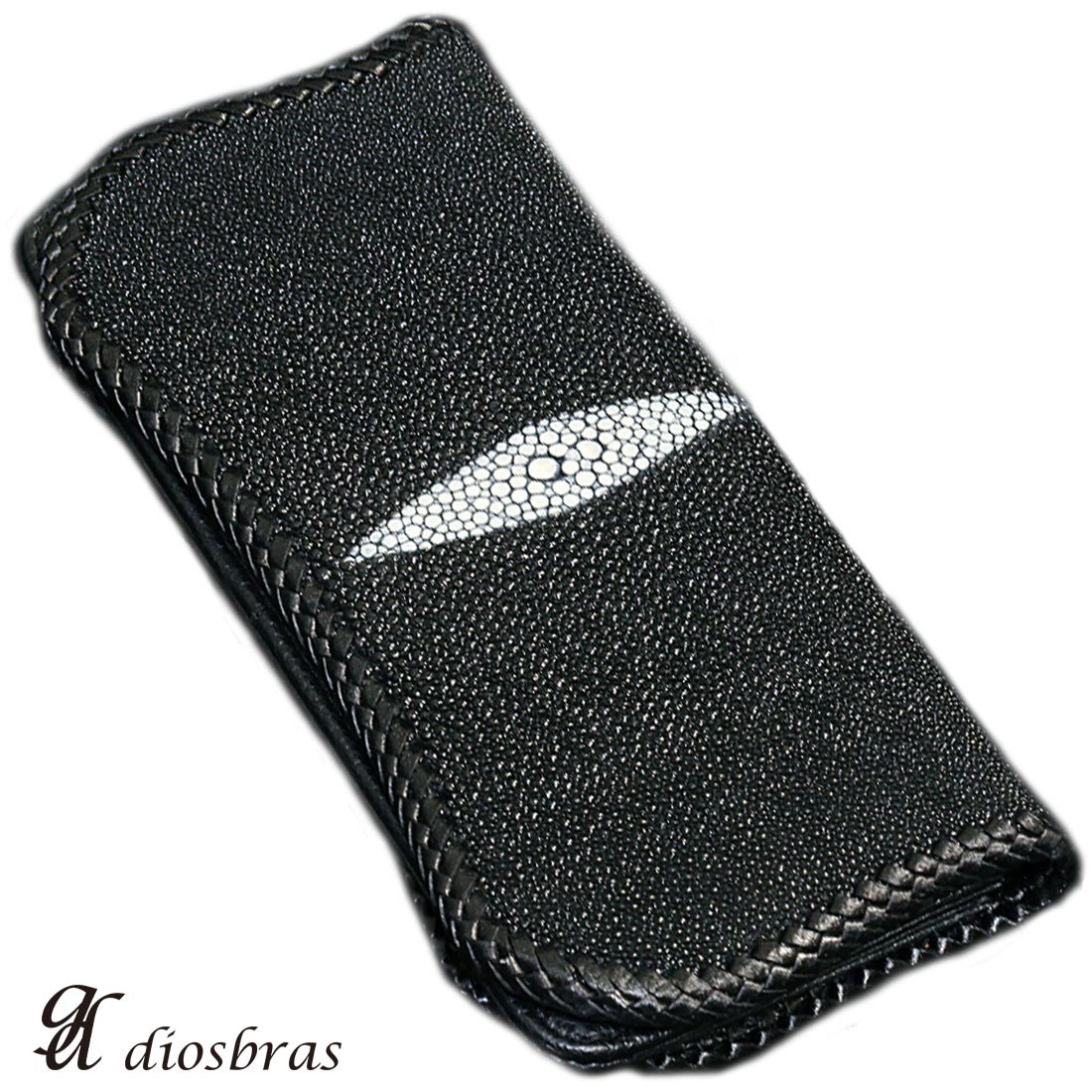 メンズ長財布 レザーウォレット 本革 スティングレイ エイ革 シンプルウォレット 大容量 メンズ長財布 レザーウォレット 革財布 皮財布 ロングウォレット 本物 天然皮革 ハンドメイド ウォレット お財布 紳士財布 婦人財布 プレゼント サイフ 牛革 ガルーシャ スターマーク