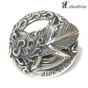 diosbrasオリジナル イーグル フェザー コンチョ L アラベスク 財布 ウォレット メンズ トライバル シルバー925 ネジ式 diosbras-ディオ...