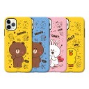 【在庫処分】ラインフレンズ 公式 グッズ iPhone11 iPhone11Pro ケース 背面 保護 バンパー型 2重構造 iPhoneXR iPhoneXS iPhoneX スマホケース Line Friends PenSketch Bumper Case iPhoneケース アイフォン カバー キャラクター ブラウン コニー サリー