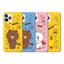 【在庫処分】iPhoneXS iPhoneXR iPhone 11 Pro ケース キャラクター ラインフレンズ 背面 薄型 バンパー型 スリム ハード iPhone11 スマホケース Line Friends PenSketch Pattern Slim Case iPhoneケース アイフォン カバー ブラウン コニー サリー
