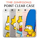  iPhoneSE3 SE2 iPhoneXR iPhone XS 背面 薄型 クリアケース iPhone 5S 6S 7 8 Plus スマホケース 並行輸入 韓国 かわいい シンプソンズ Simpsons バート リサ ホーマー マギー Galaxy S7 Edge S8 Plus Note8 カバー オシャレ プレゼント