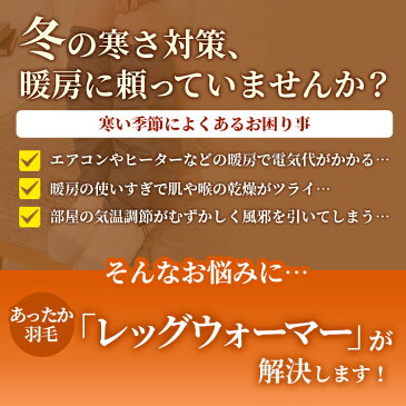 【あす楽】 あったか 羽毛 レッグウォーマー ダウン ロング ぽかぽか 送料無料 防寒 防風贈り物 お祝い 祖母 祖父 インフルエンザ対策 寝冷え対策 風邪対策メンズ レディース ダウンレッグウォーマールームウェア 冷え性 薄手 足元 あったかグッズ【★★】