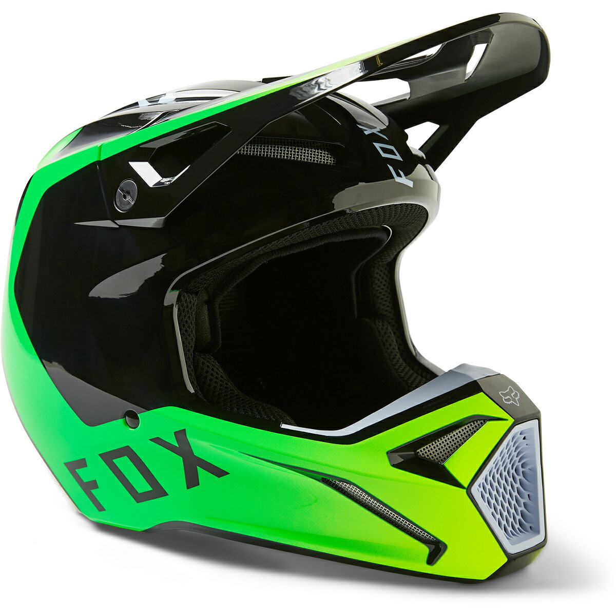 FOX MX V1 ヘルメット ディプス Sサイズ ブラック (SG/PSC取得済み) 29665-001-S
