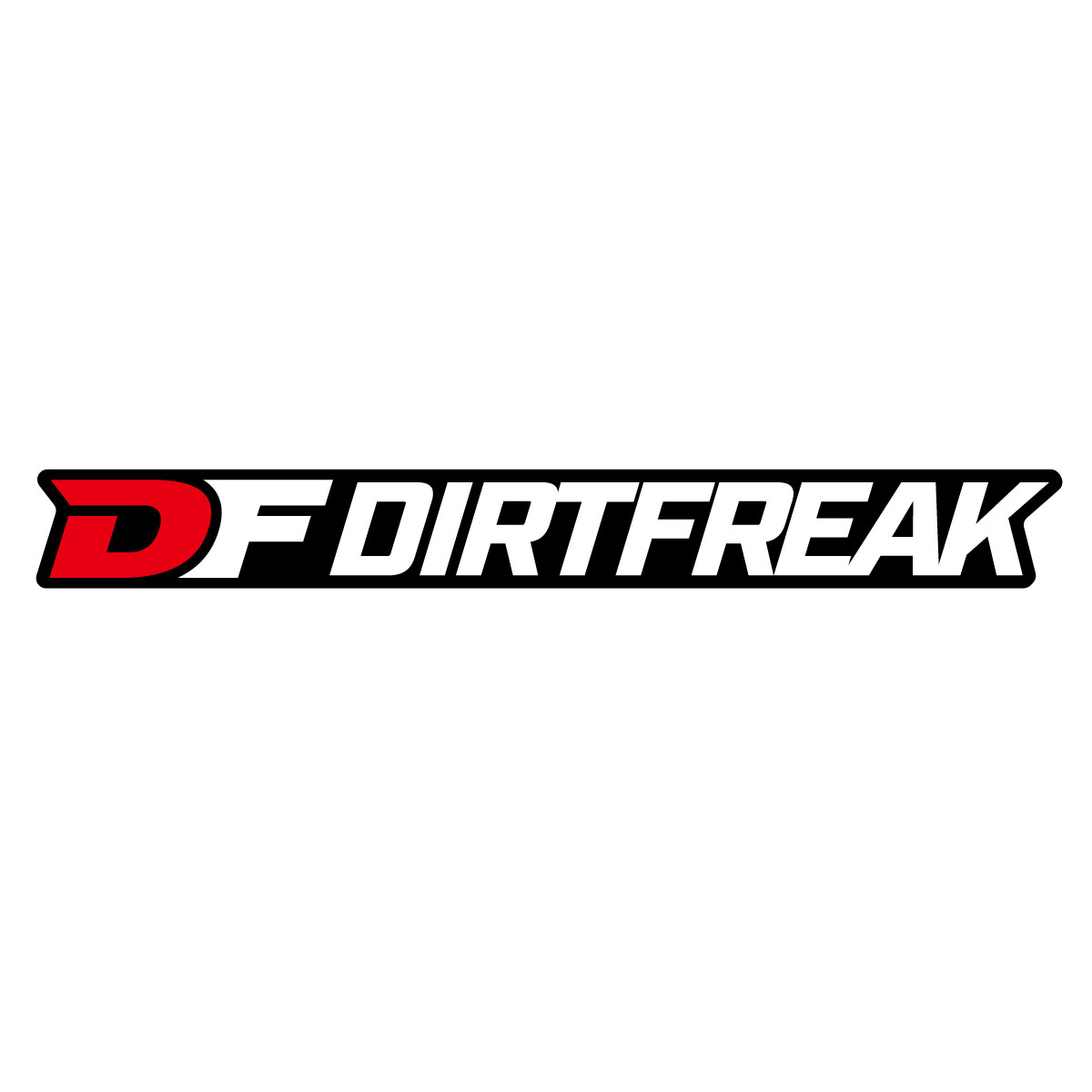 DIRTFREAK ロゴステッカー。1枚入り。