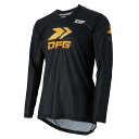 DFG ワークスジャージ アイコン XLサイズ ブラック/ゴールド MXレース EDレース アタックポジション 4WAYストレッチ生地採用 C0404