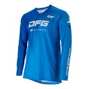 DFG ワークスジャージ トーン Lサイズ ブルー MXレース EDレース アタックポジション 4WAYストレッチ生地採用 C0415