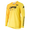 DFG ワークスジャージ トーン XLサイズ イエロー MXレース EDレース アタックポジション 4WAYストレッチ生地採用 C0420