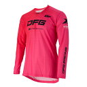DFG ワークスジャージ トーン XLサイズ ピンク MXレース EDレース アタックポジション 4WAYストレッチ生地採用 C0424