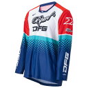 DFG ワークスジャージ BPM ニューエイジ Sサイズ レッド/ネイビー D3147