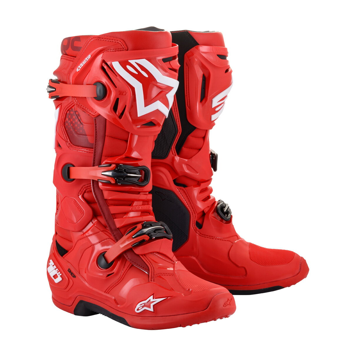 楽天ダートフリーク　楽天市場店Alpinestars MX TECH10 ブーツ 7（25.5cm） レッド 2010020-30-07