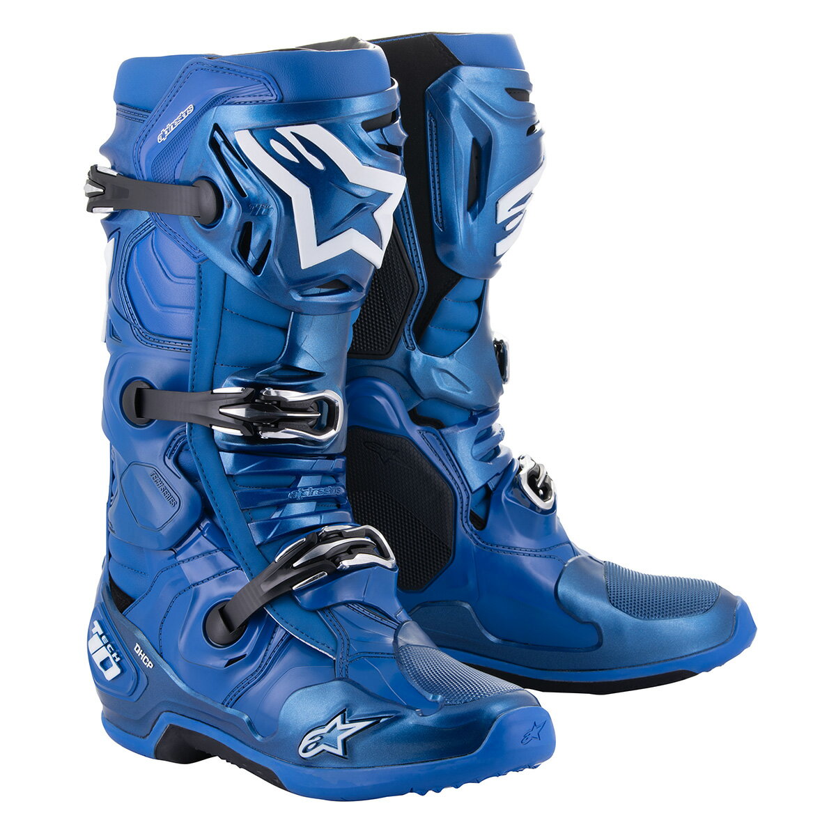 楽天ダートフリーク　楽天市場店Alpinestars TECH10 ブーツ 7（25.5cm） ブルー/ブラック 2010020-713-07