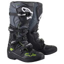 Alpinestars TECH5 ブーツ 9(27.5cm) ブラック/クールグレー/イエローフロー