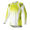 Alpinestars テックスター プッシュ ジャージ Mサイズ イエローフロー/ホワイト 3760823-552-M