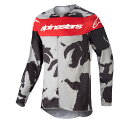 Alpinestars レーサー タクティカル ジャージ Mサイズ キャストグレー カモ/マーズレッド 3761223-9228-M