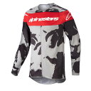 Alpinestars レーサー タクティカル ジャージ Sサイズ キャストグレー カモ/マーズレッド