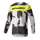 Alpinestars レーサー タクティカル ジャージ Sサイズ キャストグレー カモ/イエローフロー C9158