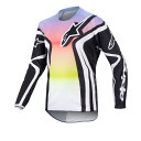 Alpinestars ユース(子供用) レーサー セミ ジャージ Mサイズ ブラック/マルチカラー 3771523-1152-M