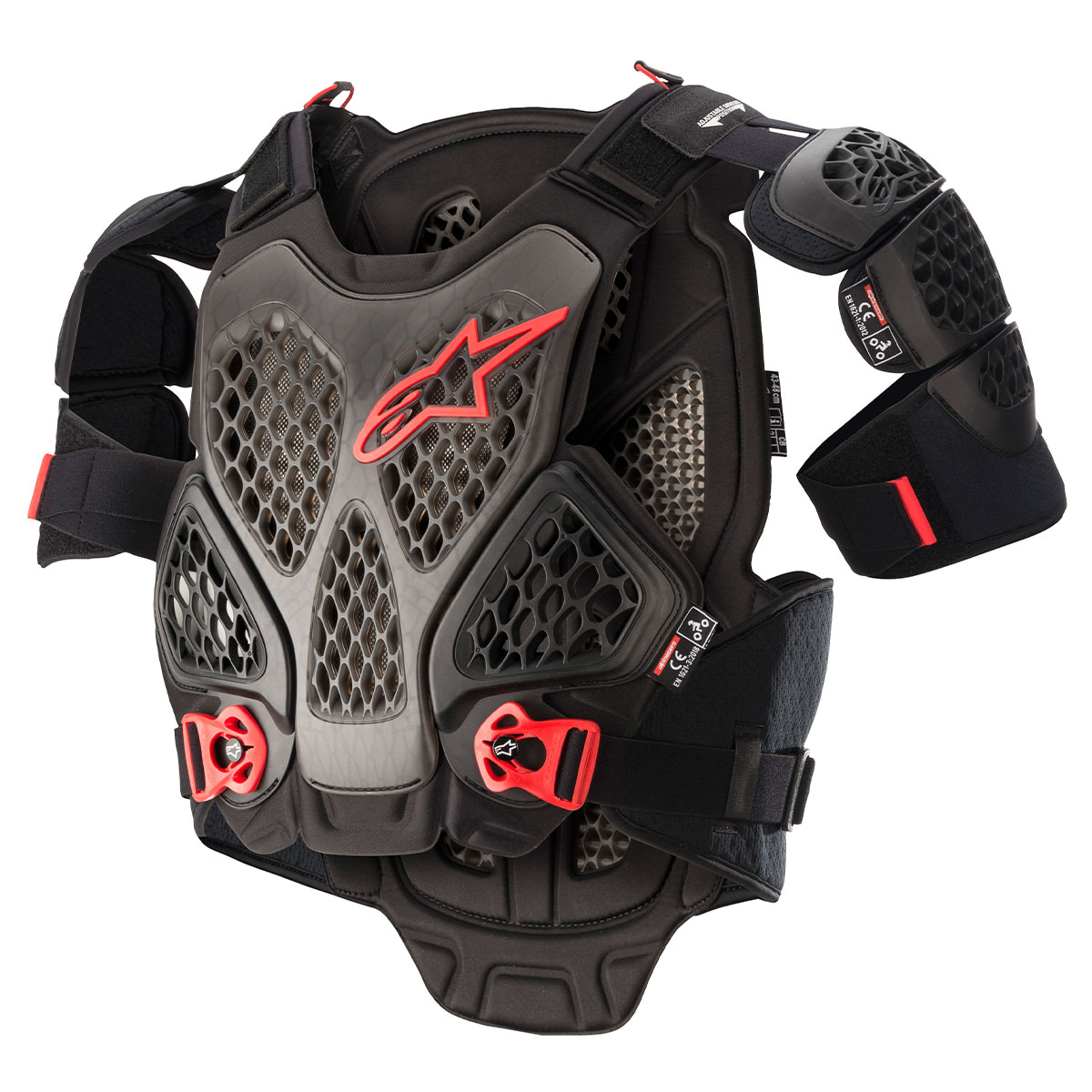 Alpinestars A-6 チェストプロテクター M/Lサイズ ブラック/アントラシート/レッド 6700022-1036-M-L