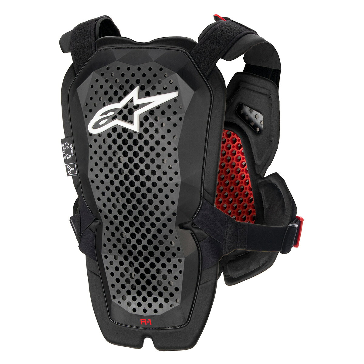 Alpinestars A-1チェストプロテクター XL/2XLサイズ アンスラサイト/ブラック/レッ...