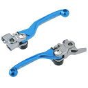 ZETA ピボットレバーセットFP 3フィンガー KTM SX/EXC/XC HQV TC/FC/TE/FE/TX/FX GASGAS MC/EX H-ブルー ...