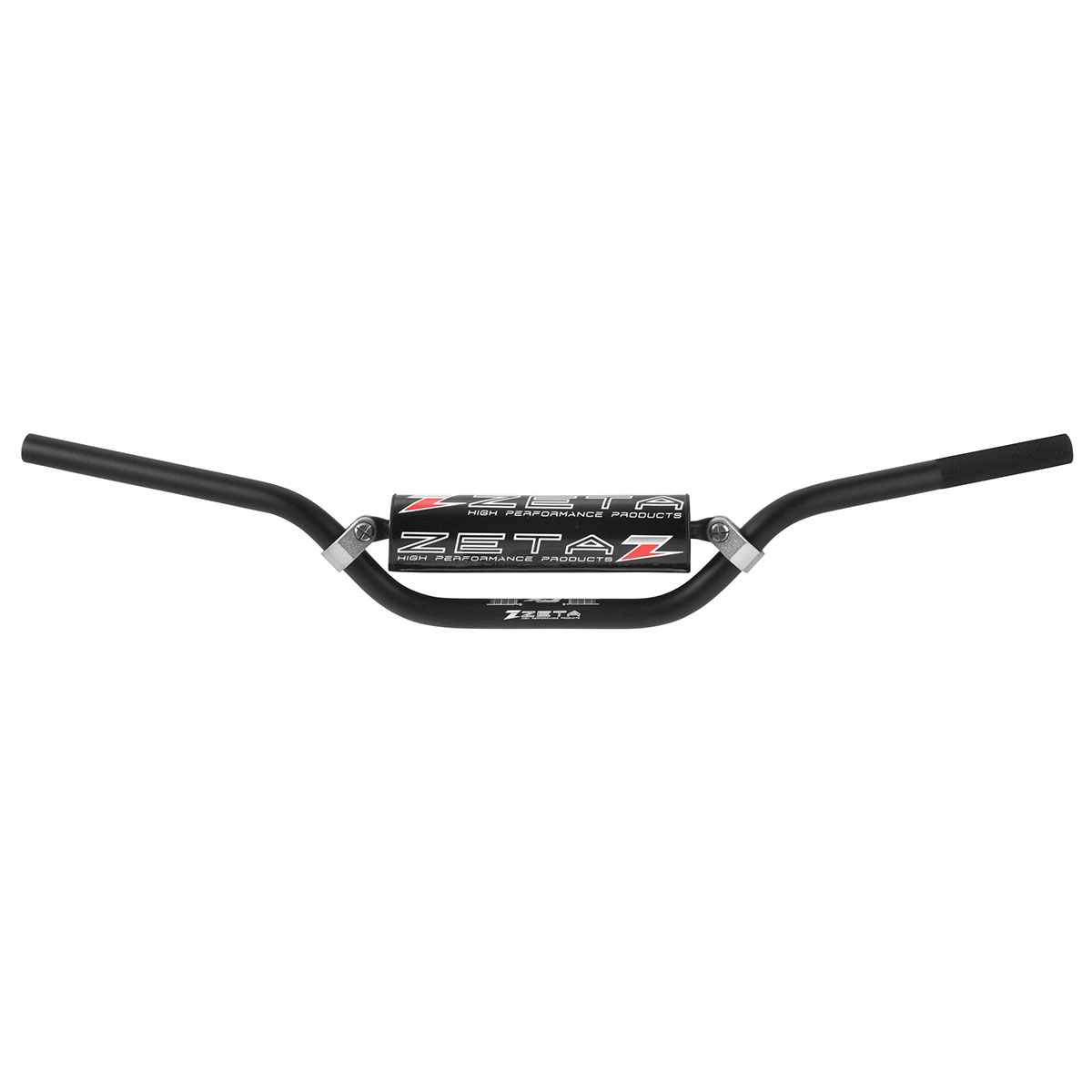 ZETA CXハンドルバー φ22.2mm用 Mini-Midium ブラック バーエンドキャップ・バーパッド付属 ZE09-9311