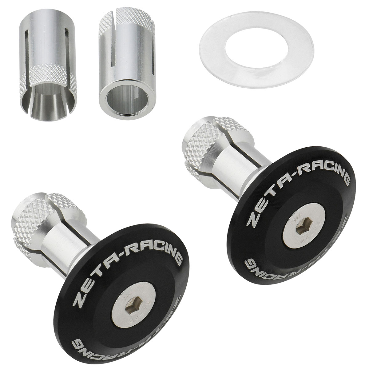 ZETA バーエンドプラグ φ35mmタイプ(対応内径13.5~19mm) ブラック ZE48-7105ダートフリーク DIRTFREAK ..