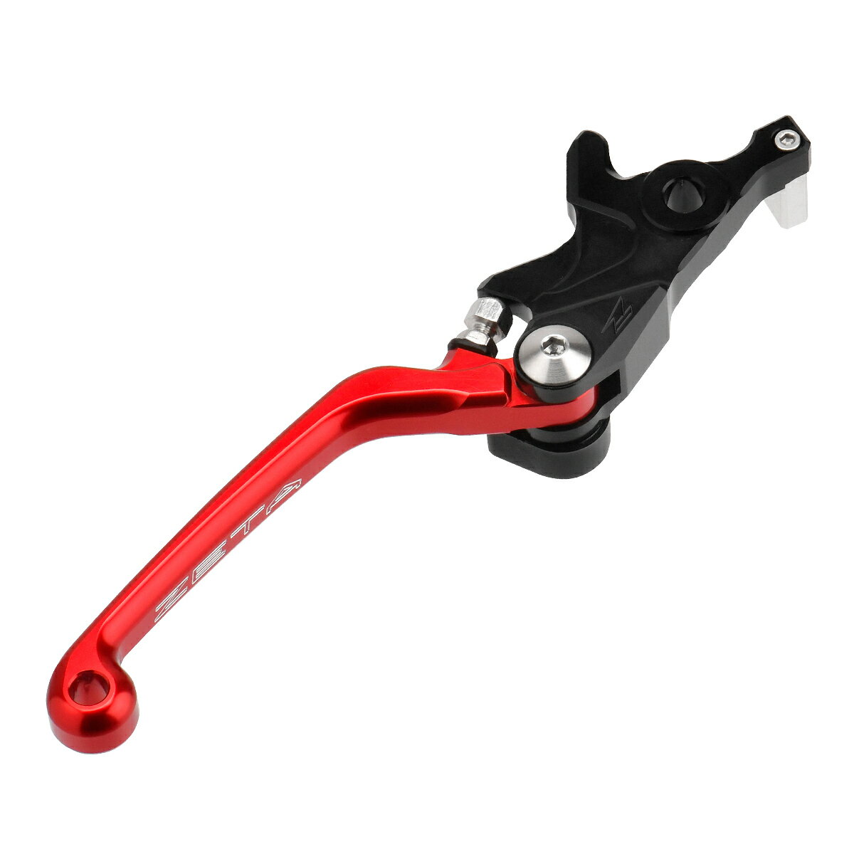 Rakuten - ZETA CT125 (JA55/JA65) 20-25 CC110 (JA60) 22-24 ピボットレバーCP ブレーキ 4フィンガー レッド 前方可倒式 レバー位置無段階調整 全面切削加工 高強度アルミ合金 ハンターカブ クロスカブ 品番:F4922/メーカー品番:ZE41-41453