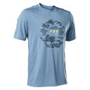 FOX MTB レンジャードライリリース 半袖ジャージ Lサイズ CAMO MOTH ダスティブルー 28871-157-L