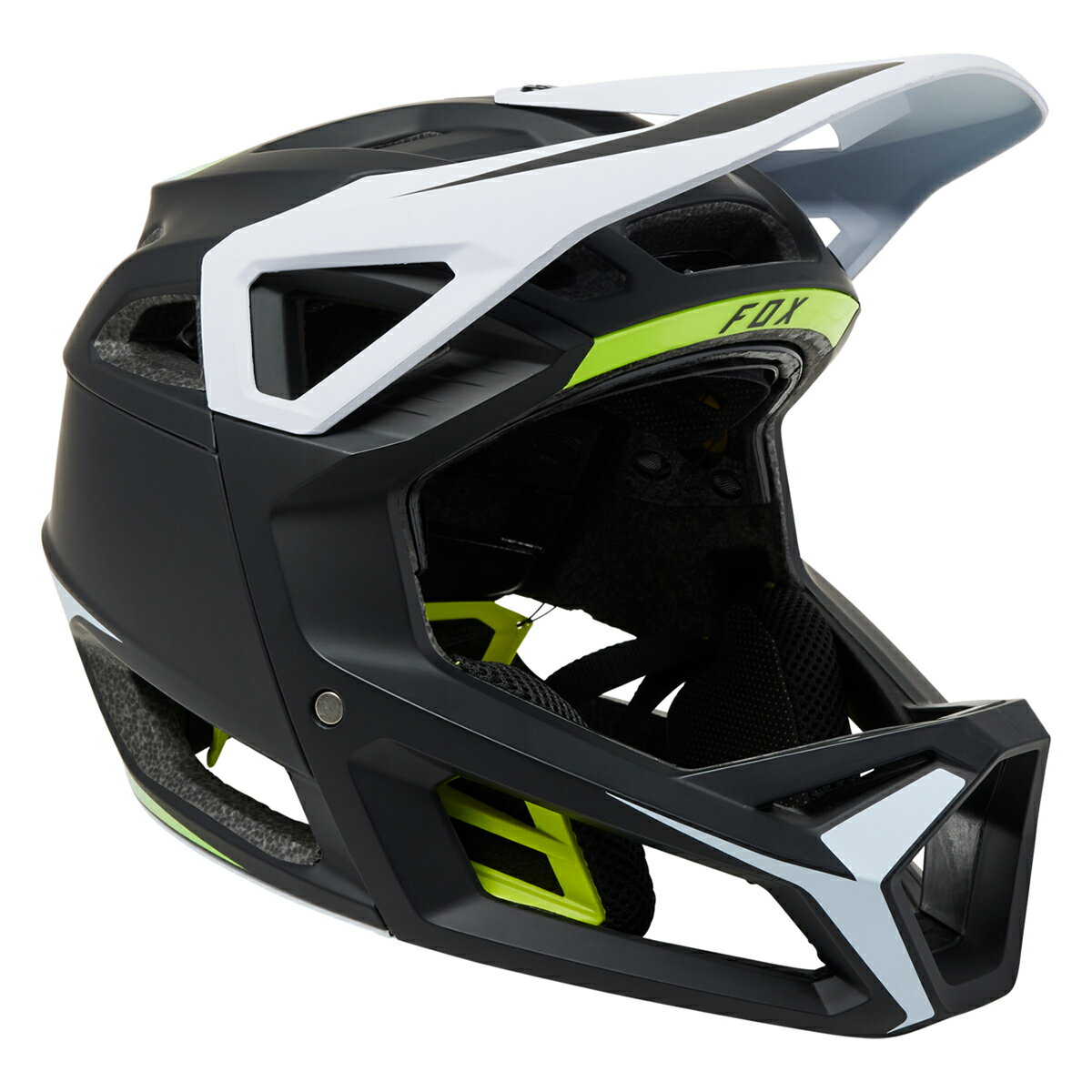 FOX MTB プロフレームRSヘルメット Sサイズ ブラック/イエロー
