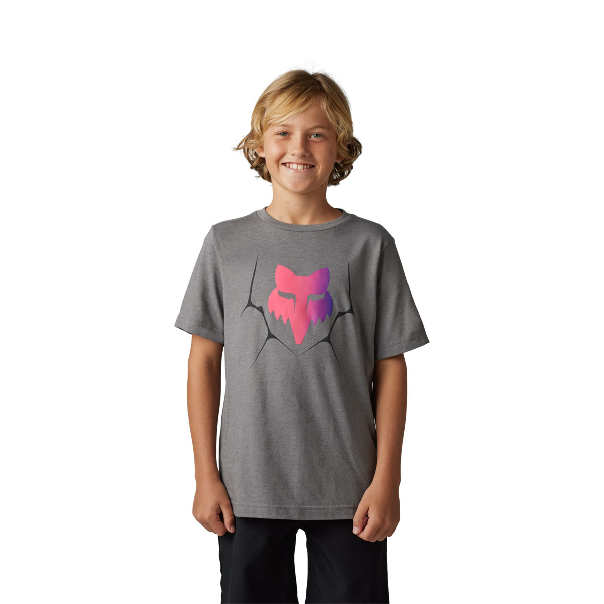 Rakuten - FOX ユース(子供用) シーズ Tシャツ YMサイズ ヒーサーグレー 30826-185-YM