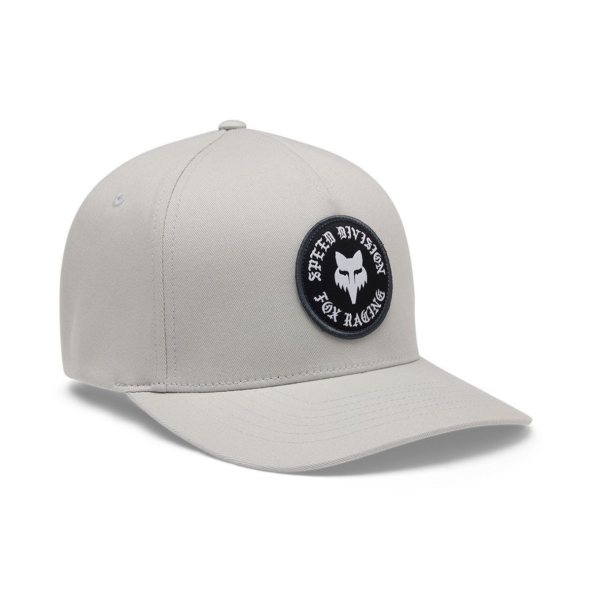 Rakuten - FOX バッジ フレックスフィットハット S/Mサイズ ライトグレー 品番:G7634/メーカー品番:38469-097-S/M
