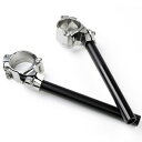 ZETA FLIGHTハンドルバー 50φ 12° ショートオフセット 240mmバー ZS03-0237