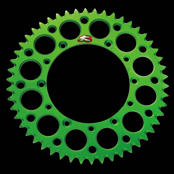 樂天商城 - RENTHAL KAWASAKI KX80/85/100/112 90-25 ウルトラライトカラースプロケット 52T グリーン 品番:G4392/メーカー品番:191U-420-52GEGN