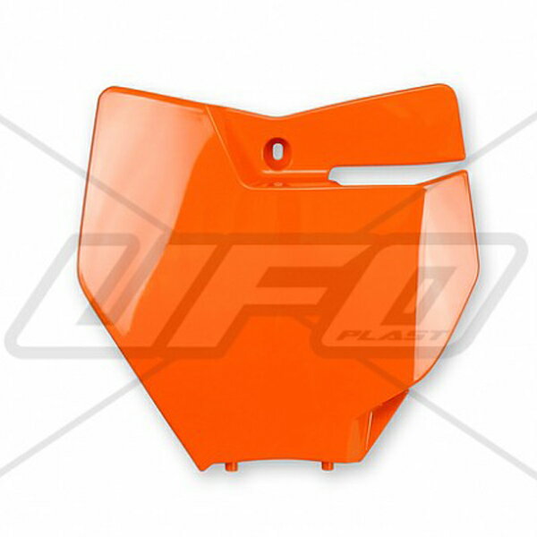 UFO KTM SX/SX-F 16-18 フロントナンバープレート KTMオレンジ プラスチック外装 品番:F1416/メーカー品番:UF-4063-127